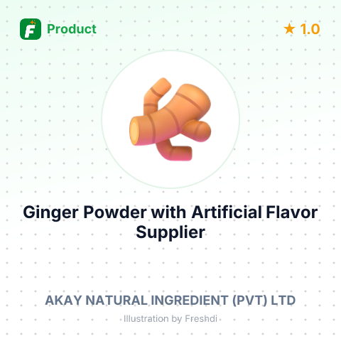 Ginger Powder with Artificial Flavor – summary card, no photo uploaded yet