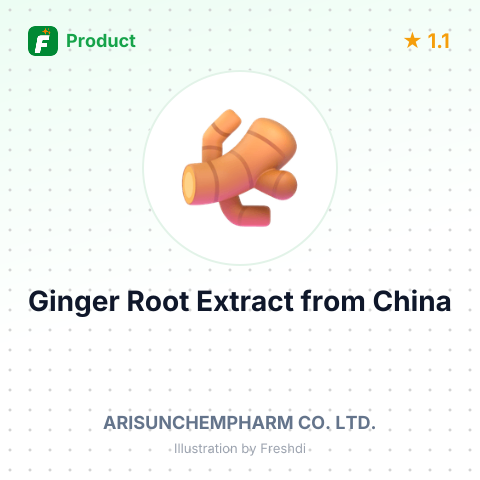 Ginger Root Extract – summary card, no photo uploaded yet