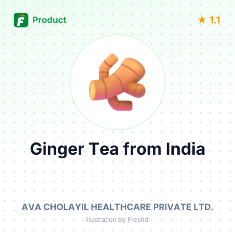 Ginger Tea – summary card, no photo uploaded yet