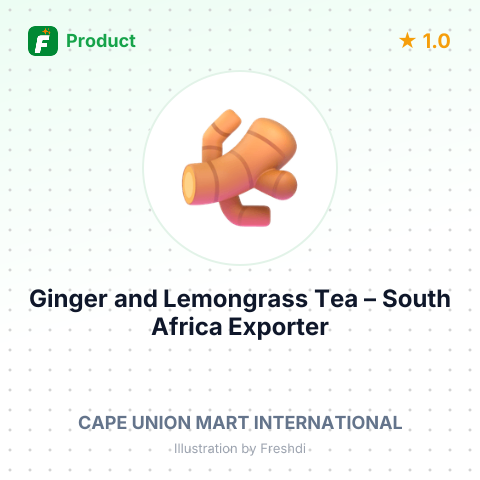 Ginger and Lemongrass Tea – summary card, no photo uploaded yet