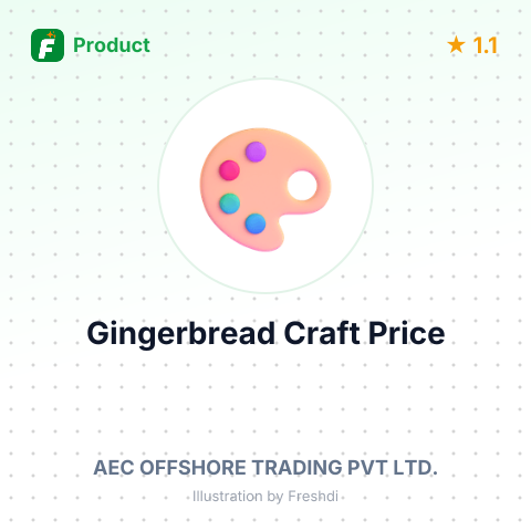 Gingerbread Sticker Craft – summary card, no photo uploaded yet