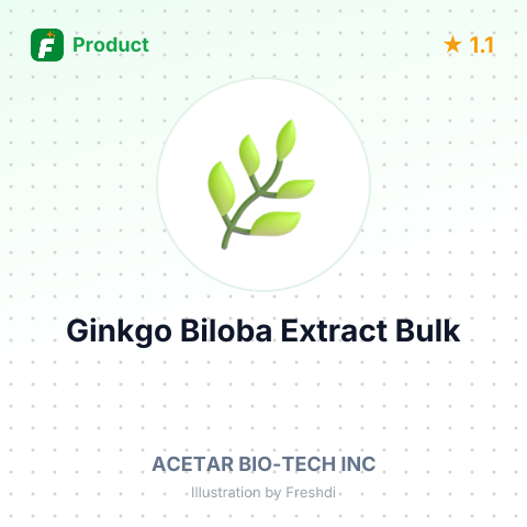 Ginkgo Biloba Dry Extract – summary card, no photo uploaded yet