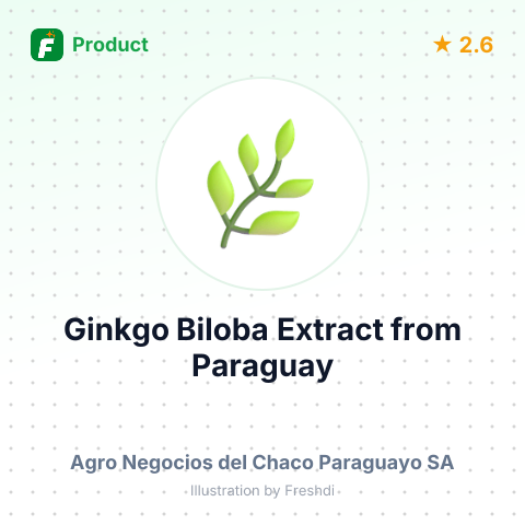 Ginkgo Biloba Extract – summary card, no photo uploaded yet