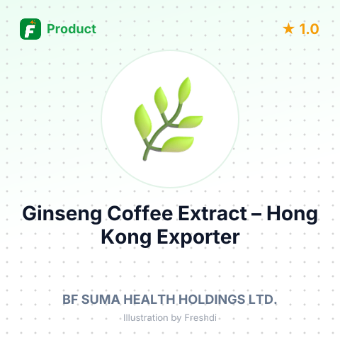 Ginseng Coffee Extract – summary card, no photo uploaded yet