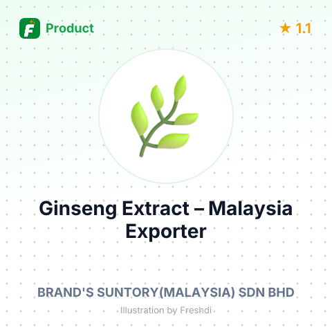 Ginseng Extract – summary card, no photo uploaded yet