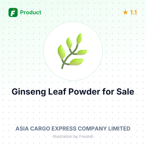 Ginseng Leaf Powder – summary card, no photo uploaded yet