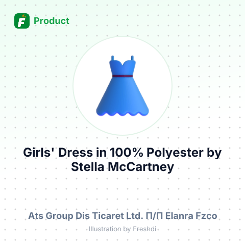 Girls' Dress in 100% Polyester by Stella McCartney – summary card, no photo uploaded yet