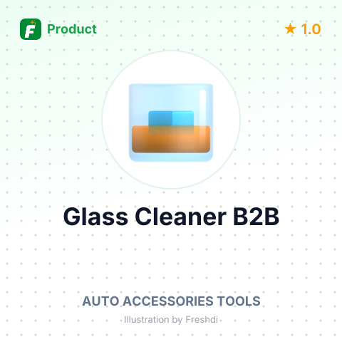 Glass Cleaner with Red Handle – summary card, no photo uploaded yet