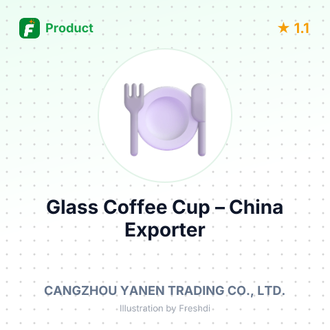 Glass Coffee Cup – summary card, no photo uploaded yet