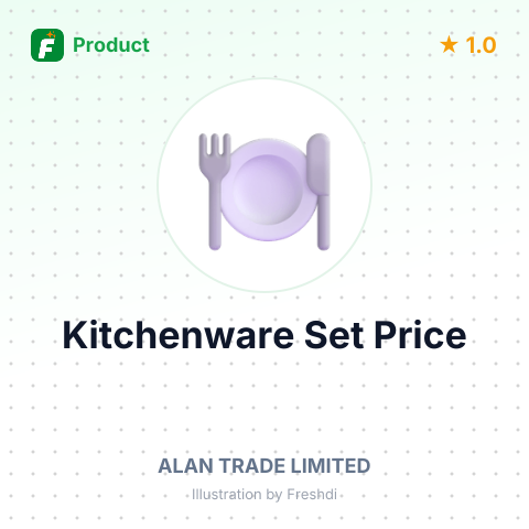 Glass Kitchenware Set – summary card, no photo uploaded yet