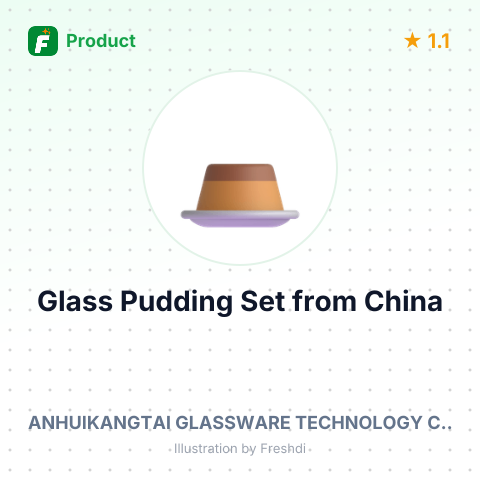 Glass Pudding Set – summary card, no photo uploaded yet