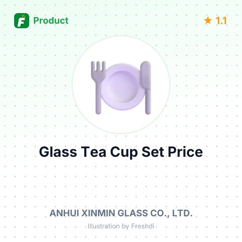 Glass Tea Cup Set – summary card, no photo uploaded yet