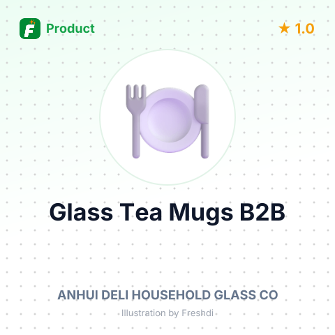 Glass Tea Mugs – summary card, no photo uploaded yet