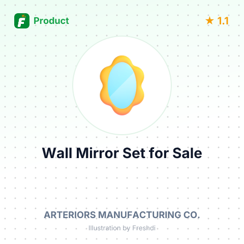 Glass Wall Mirror Set – summary card, no photo uploaded yet