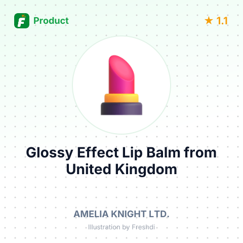 Glossy Effect Lip Balm – summary card, no photo uploaded yet