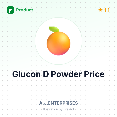 Glucon D Orange Flavor Powder – summary card, no photo uploaded yet
