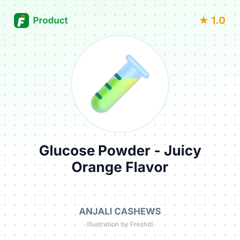 Glucose Powder - Juicy Orange Flavor – summary card, no photo uploaded yet