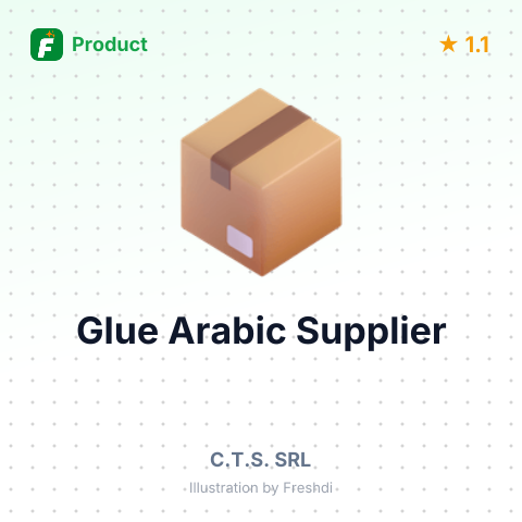 Glue Arabic – summary card, no photo uploaded yet