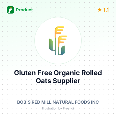 Gluten Free Organic Rolled Oats – summary card, no photo uploaded yet