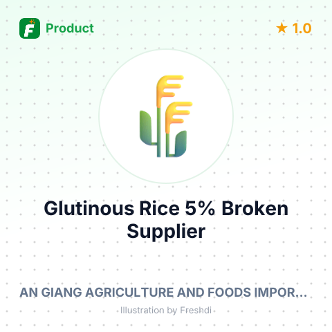 Glutinous Rice 5% Broken – summary card, no photo uploaded yet