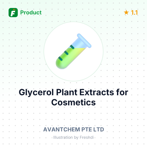 Glycerol Plant Extracts for Cosmetics – summary card, no photo uploaded yet