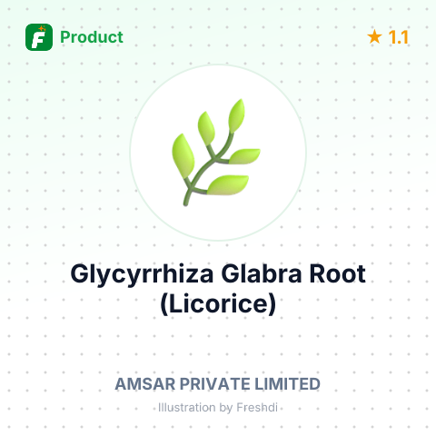 Glycyrrhiza Glabra Root (Licorice) – summary card, no photo uploaded yet