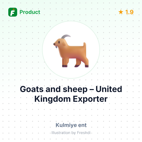 Goats and sheep – summary card, no photo uploaded yet