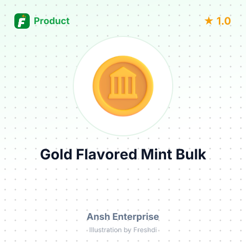 Gold Flavored Indie Mint – summary card, no photo uploaded yet
