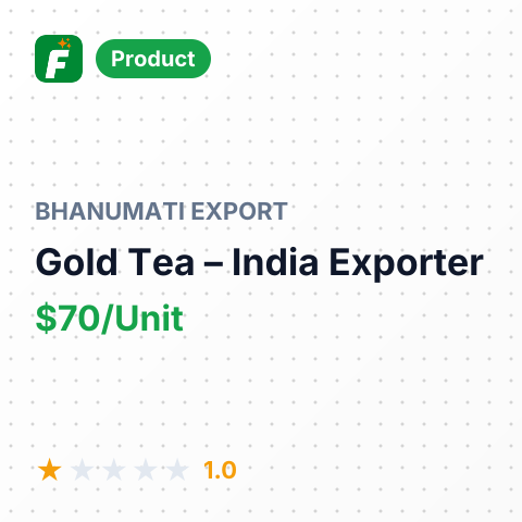 Gold Tea – summary card, no photo uploaded yet