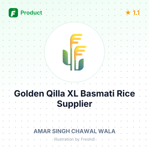 Golden Qilla XL Basmati Rice – summary card, no photo uploaded yet