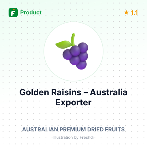 Golden Raisins (Sunmuscat Type) – summary card, no photo uploaded yet