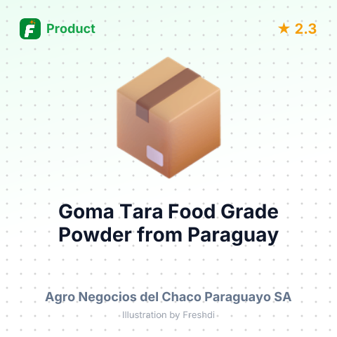 Goma Tara Food Grade Powder – summary card, no photo uploaded yet