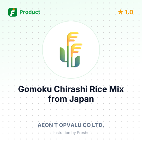 Gomoku Chirashi Rice Mix – summary card, no photo uploaded yet