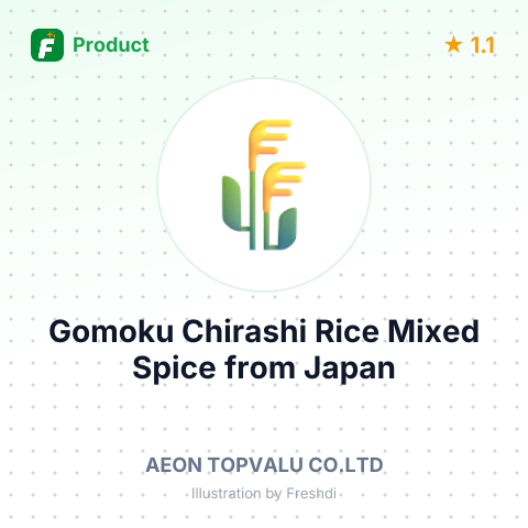 Gomoku Chirashi Rice Mixed Spice – summary card, no photo uploaded yet
