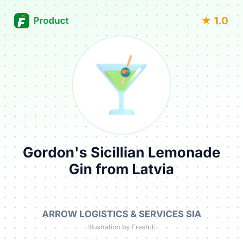 Gordon's Sicillian Lemonade Gin – summary card, no photo uploaded yet