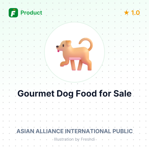 Gourmet Dog Food Variety Pack – summary card, no photo uploaded yet