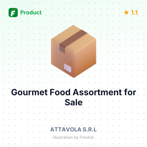 Gourmet Food Assortment – summary card, no photo uploaded yet