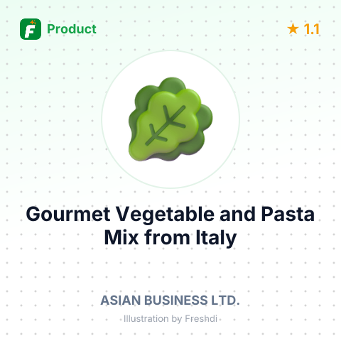 Gourmet Vegetable and Pasta Mix – product summary card, no photo uploaded yet