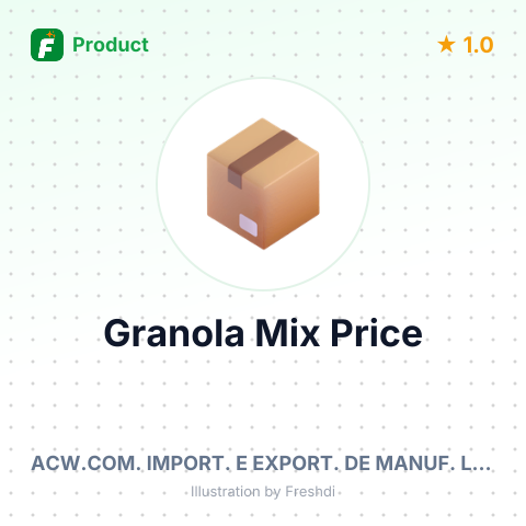 Granola Mix - 250g Packaging – summary card, no photo uploaded yet