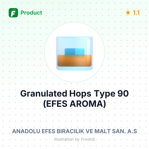Granulated Hops Type 90 (EFES AROMA) – summary card, no photo uploaded yet