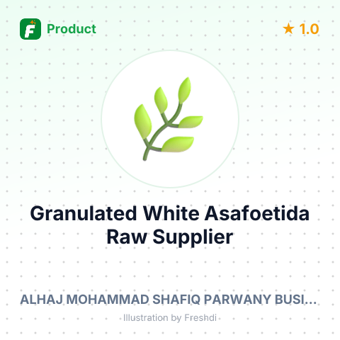 Granulated White Asafoetida Raw – summary card, no photo uploaded yet