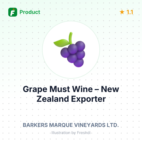 Grape Must Wine – product summary card, no photo uploaded yet