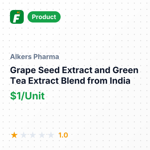 Grape Seed Extract and Green Tea Extract Blend – summary card, no photo uploaded yet