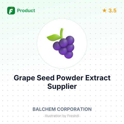 Grape Seed Powder Extract – summary card, no photo uploaded yet