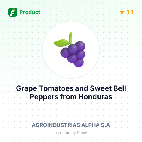Grape Tomatoes and Sweet Bell Peppers – summary card, no photo uploaded yet