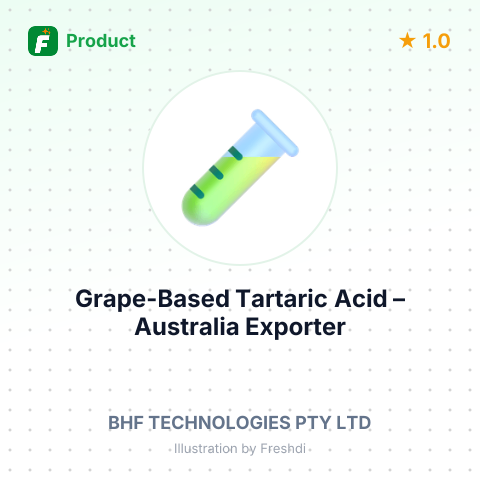 Grape-Based Tartaric Acid – summary card, no photo uploaded yet