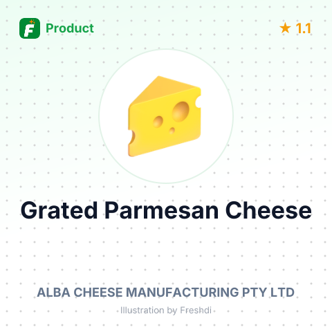 Grated Parmesan Cheese – summary card, no photo uploaded yet
