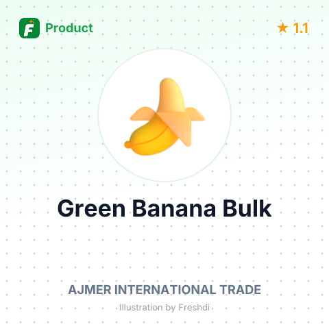 Green Banana (Musa spp.) – product summary card, no photo uploaded yet