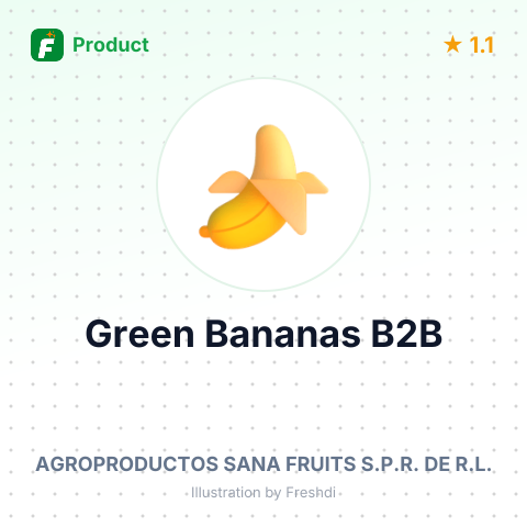 Green Bananas – summary card, no photo uploaded yet