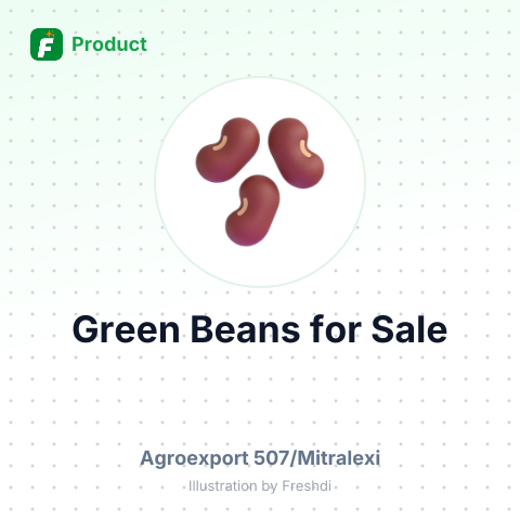 Green Beans – summary card, no photo uploaded yet